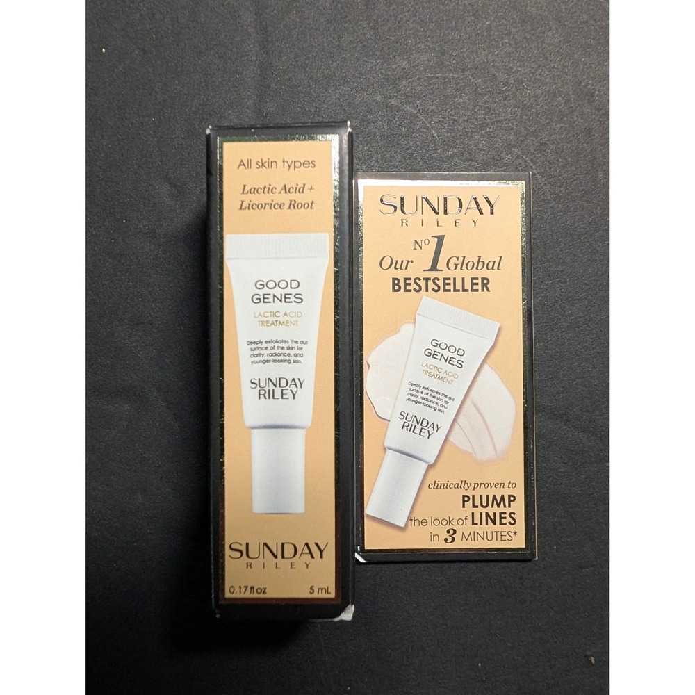 Sunday Riley Good Genes Lactic Acid Treatment 5ml 0.17 fl‎ oz Travel Size NIB